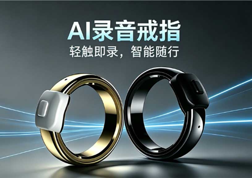 尊龙时凯智能AI录音戒指：构建清静便捷的语音信息处理方案